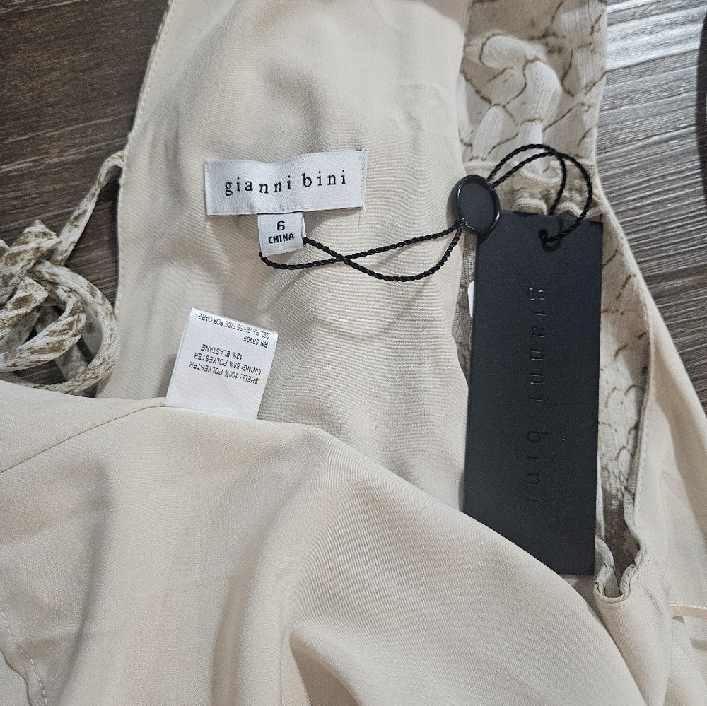 NWT Gianni Bini Summer Tierd Maxi Dress sz 6 - Picture 12 of 12